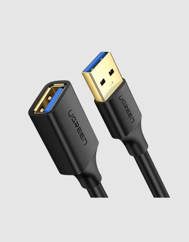 Ugreen - UGreen USB 3.0 A Male to Female Extension Cable 1.5m Black