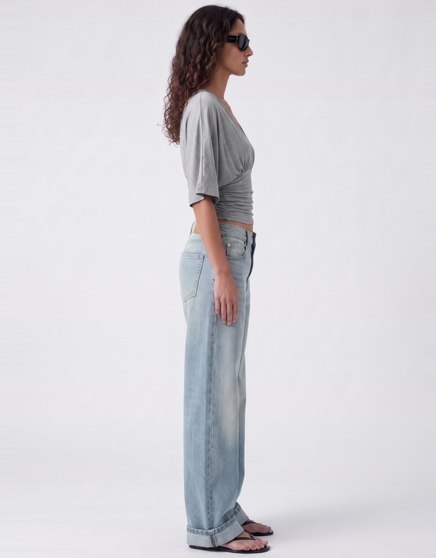 Style Addict - Sienna Top - Grey Marle