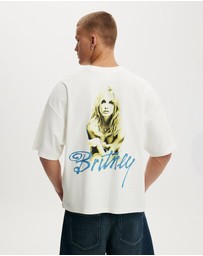 Cotton On - Cropped Fit Music T-Shirt