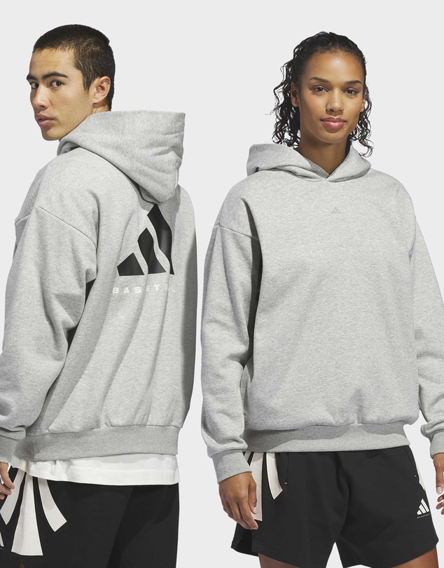 adidas Performance - adidas Basketball Fleece Hoodie (Gender Neutral) Mens