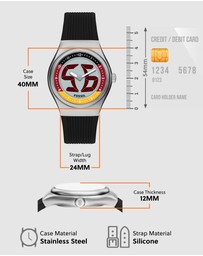 Fossil - Archival Big Tic Black Analogue-Digital Watch