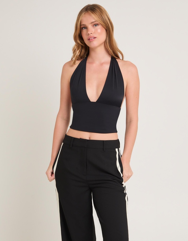 Alice In The Eve - Ava Slinky Plunge Top