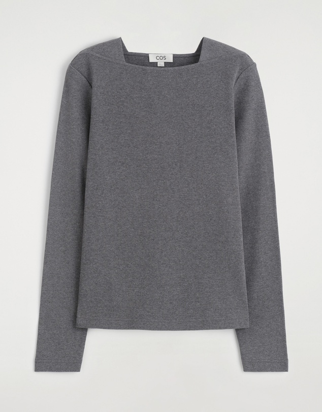 COS - Cotton-Jersey Long-Sleeved Top