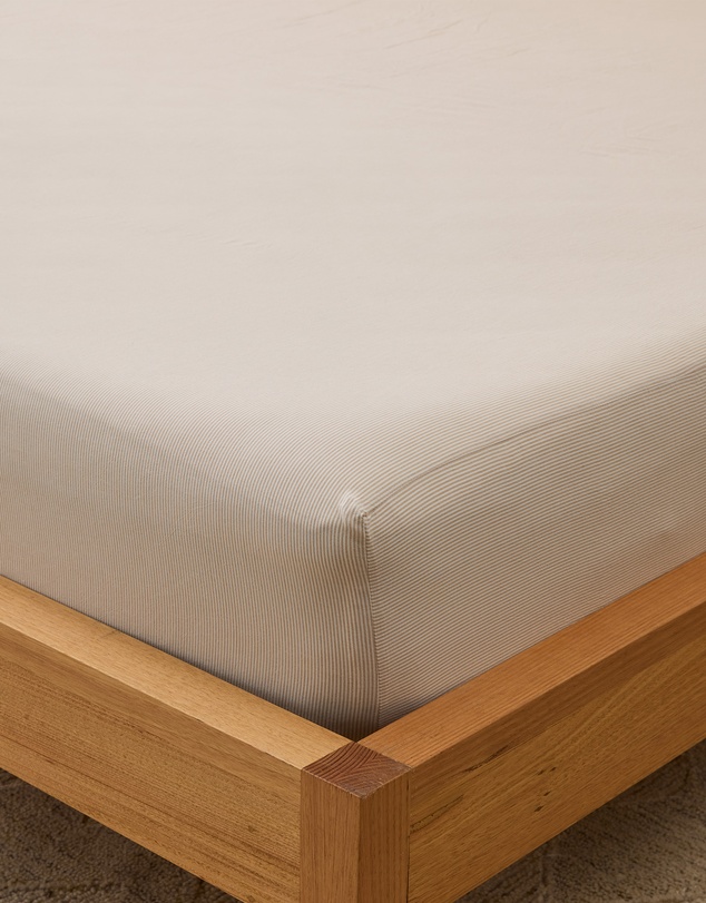 Sheet Society - Leo Washed Cotton Stripe Full Sheet Set