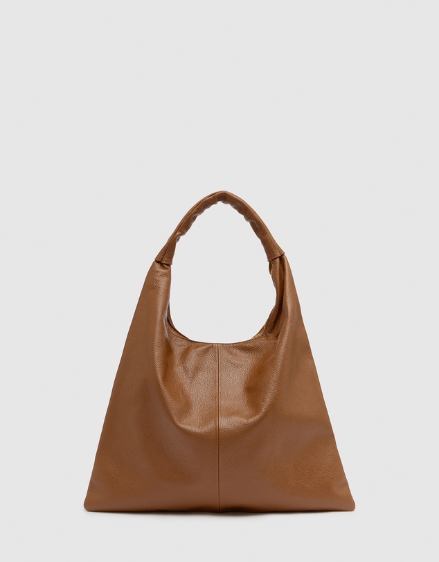 Florence - Elizabeth Tan Hobo Leather Bag