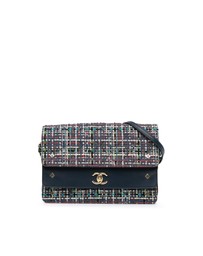 Pre-Loved by Azura Reborn - Pre-Loved chanel Fashionable Tweed Flap Shoulder Bag with Elegant Design