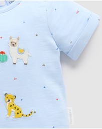 Purebaby - Animal Fiesta Short Growsuit -Kids-Babies