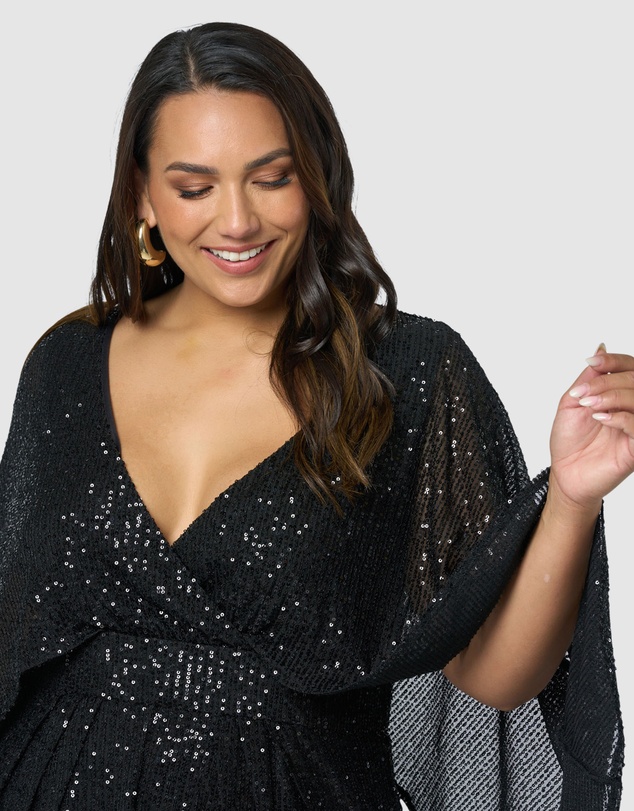 Pink Dusk by Curve Project - Rumors Sequin Top