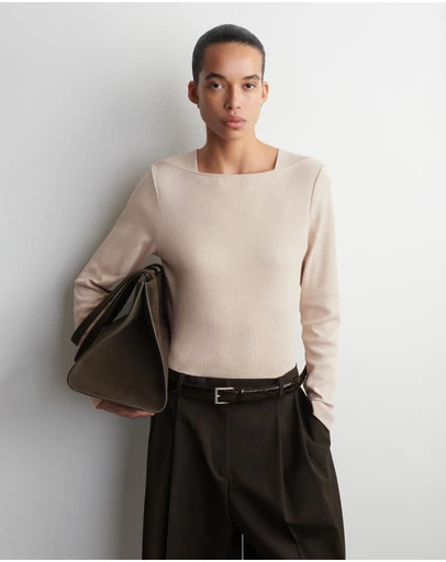 COS - Cotton-Jersey Long-Sleeved Top