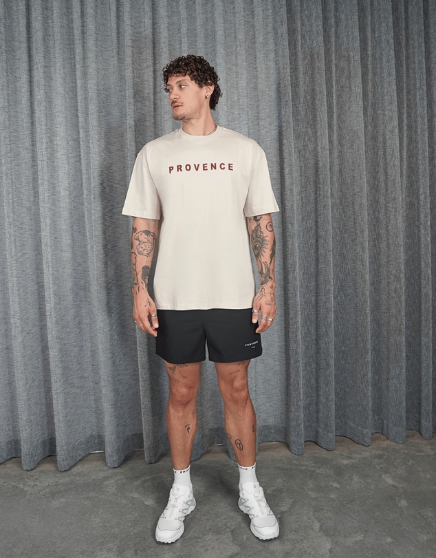 Provence - Bold Logo T-Shirt Beige