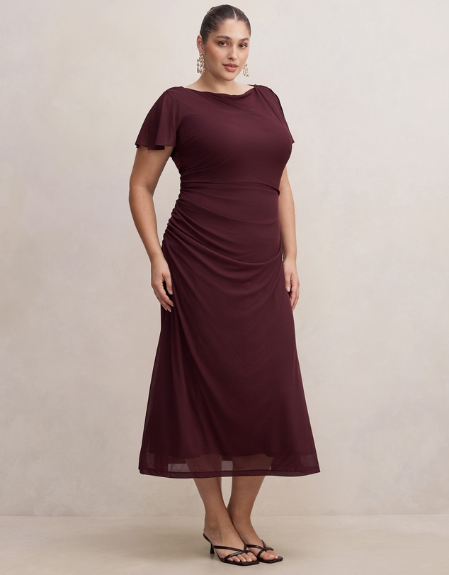 Forever New Curve - Trish Curve High Neck Jersey Dress
