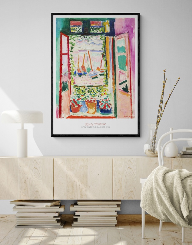 Inka Arthouse - Open Window by Henri Matisse Art Print