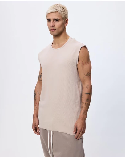 Surrounded By Ghosts - The Tetradymite Rib Knit Muscle T-Shirt