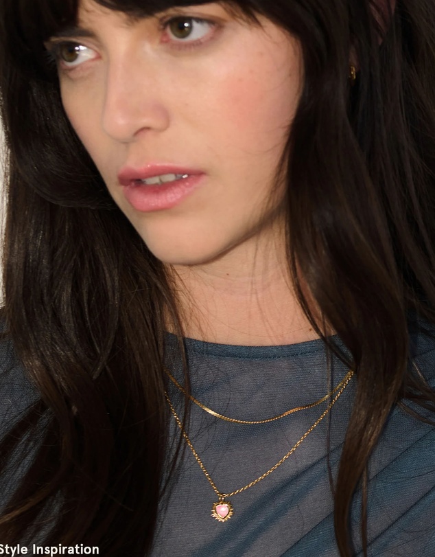 Rachel Jackson - Electric Love April Birthstone Heart Necklace