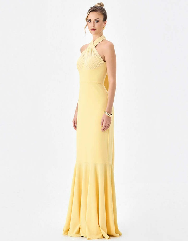 Bariano - Halisa High Neck Gown