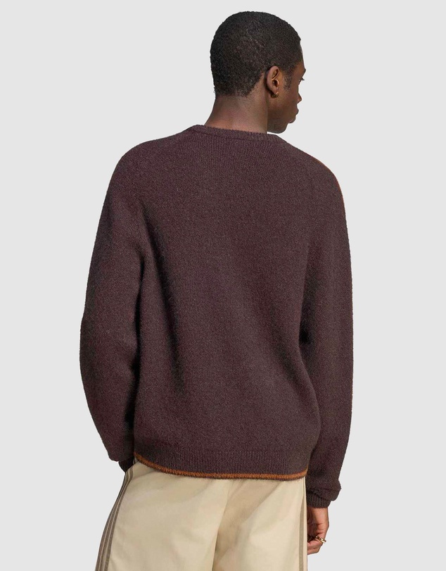 adidas Originals - 3 Stripes Fluffy Knit Crew