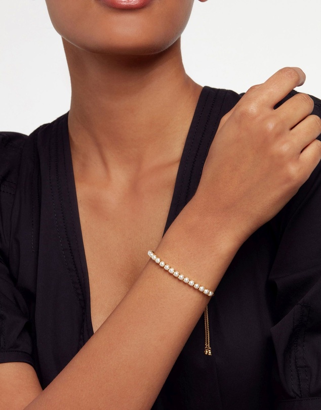 Ted Baker - Perrmel Pearl Adjustable Tennis Bracelet