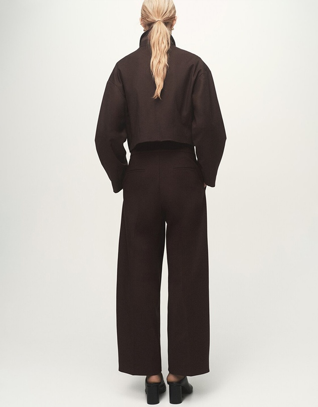 M.N.G - Pleated Wide Leg Trousers