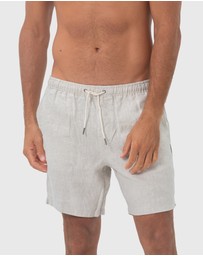 Coast Clothing - Linen Shorts - Sand