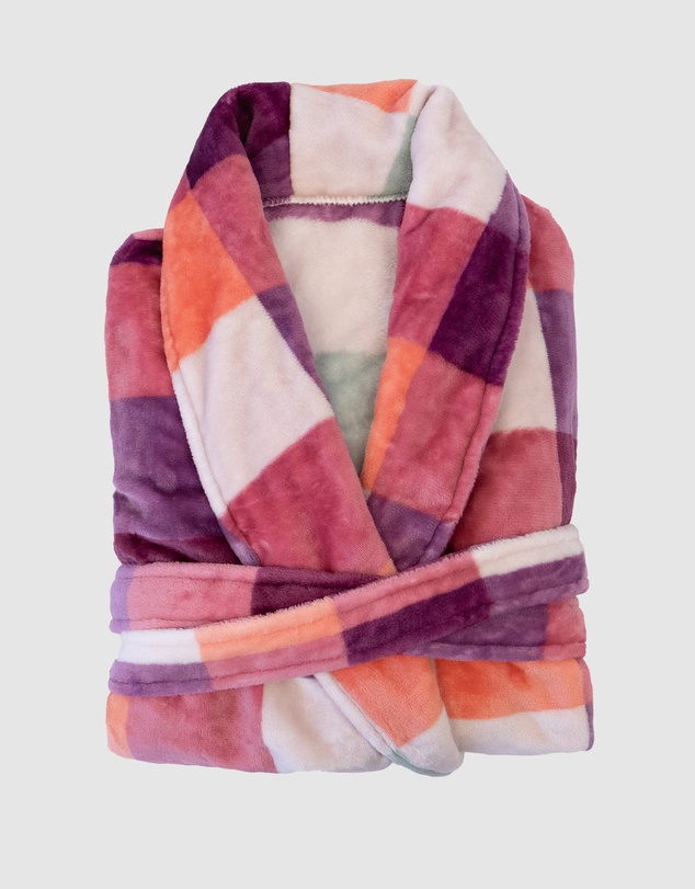 Bambury - Charlie Checkered Ultraplush Robe