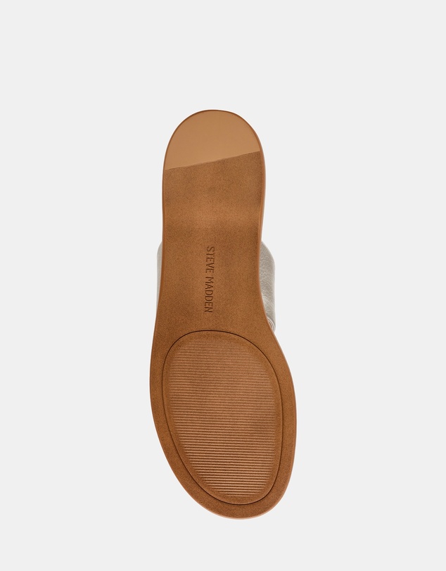 Steve Madden - Zani Gold Leather Sandals