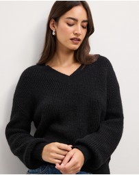 The Fated - Tyler V-Neck Knit Jumper