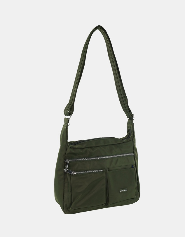 Pierre Cardin - Pierre Cardin Nylon Anti-Theft Cross Body Bag