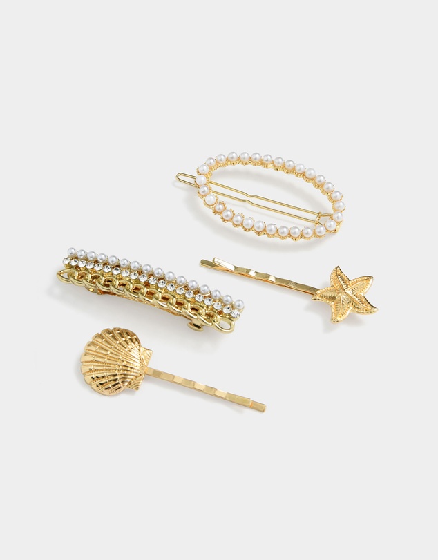 Forcast - Lila 4pc Hair Pin Set