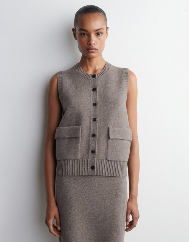 COS - Merino Wool Buttoned Vest