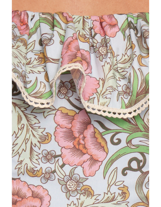 Petal & Pup - Pavani Maxi Dress - Blue Tapestry Floral