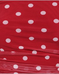 Petal & Pup - Tullia Strapless Top - Red Polka Dot