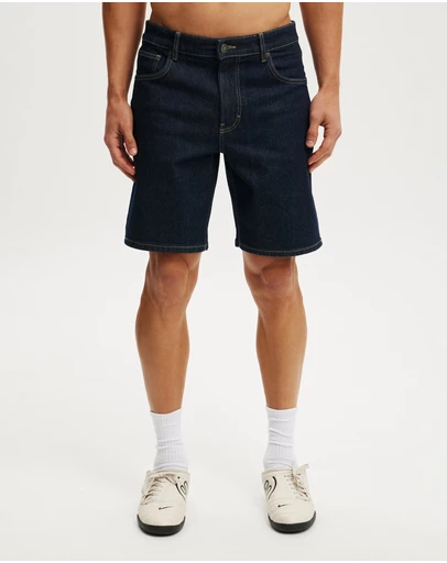 Cotton On - Loose Straight Denim Short