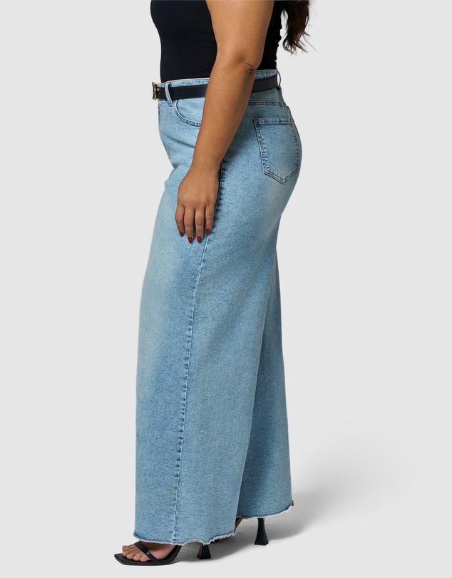 Sunday In The City - Burnt Halo Flare Jean