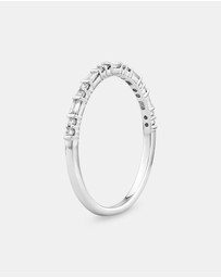 Michael Hill - 0.20 Carat TW Diamond Wedding Ring in 14kt White Gold