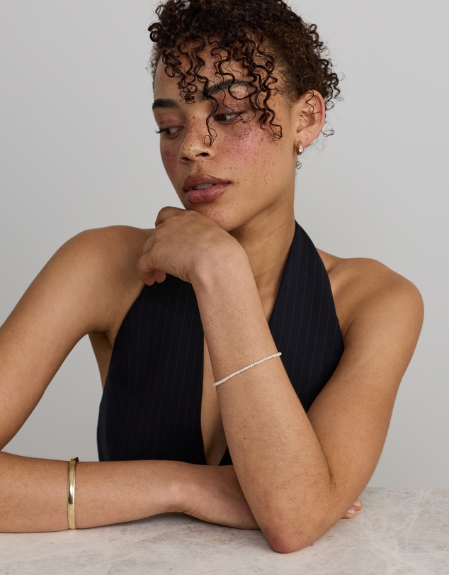 Michael Hill - Micro Cultured Freshwater Pearl Bracelet in 10kt Yellow Gold