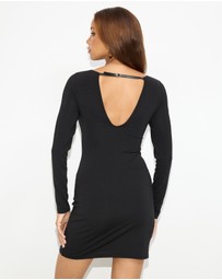 Dazie - Alexis Reversible Buckle Mini Dress