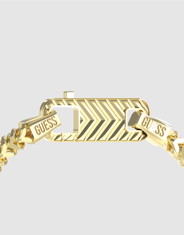 GUESS - Gold-Tone Textured Hook Bracelet