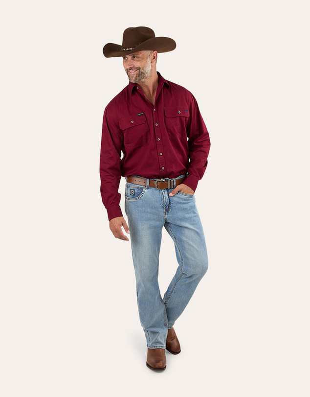Ringers Western - King River Full Button Work Shirt