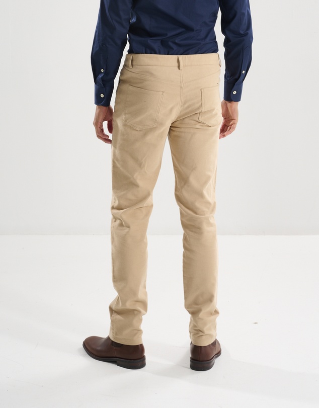 3 Wise Men - 3 Wise Men Ruxton Moleskin Trouser - Tan