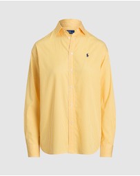 Polo Ralph Lauren - Relaxed Fit Striped Cotton Shirt - ICONIC EXCLUSIVE