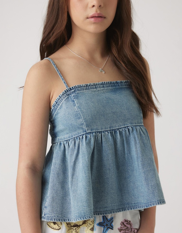 Decjuba Kids - Polly Denim Top - Teens