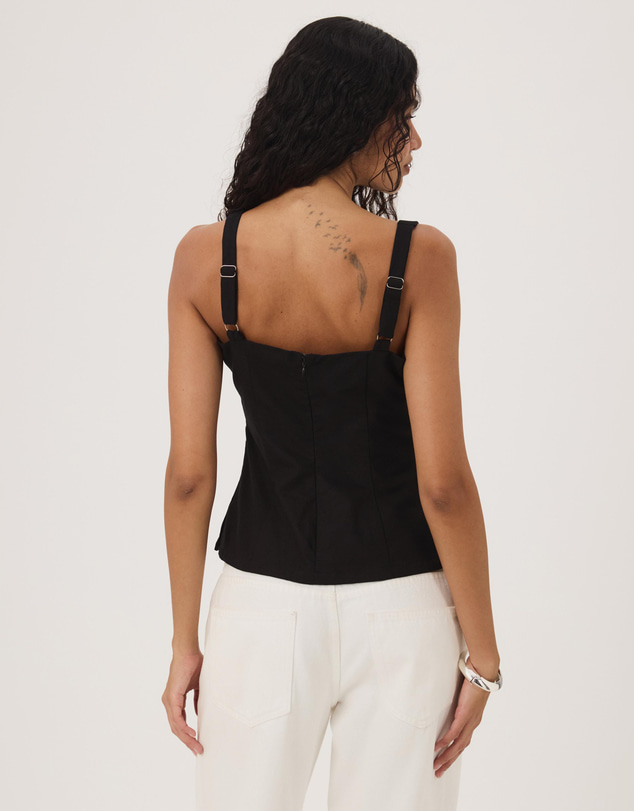 Atmos&Here - Flora Cotton Top With Embroidery