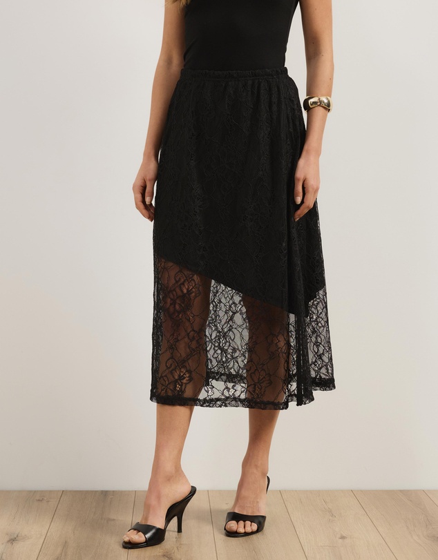 Atmos&Here - Matilda Lace Midi Skirt