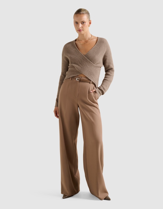 Forever New - Chantelle Belted Wide Leg Pants