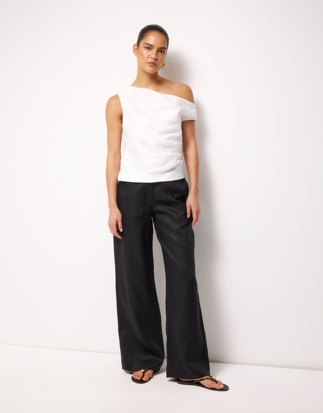 AERE - Off Shoulder Gathered Top