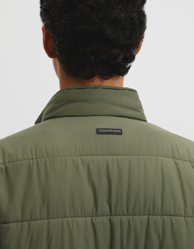 Country Road - Quilted Funnel Neck Jacket