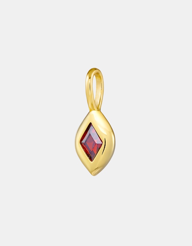 Zoe Olivia - 14K Gold Vermeil January Birthstone Charm
