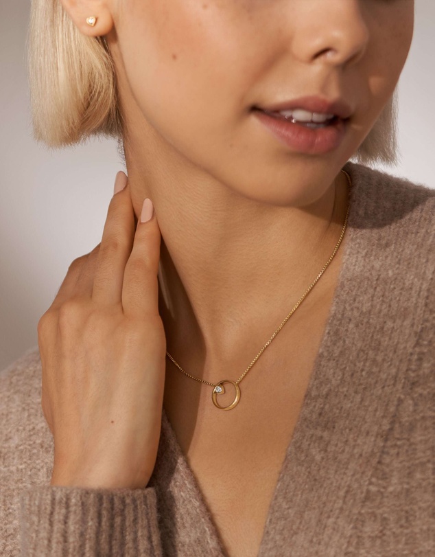 Skagen - Skagen X Bup Gold Tone Pendant