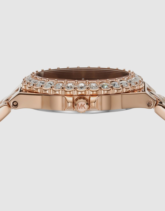 Michael Kors - Lennox Rose Gold Tone Analogue Watch