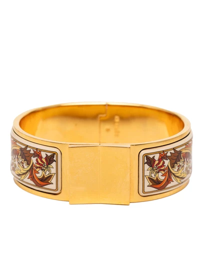 Pre-Loved by Azura Reborn - Pre-Loved Enamel Fall Foliage Loquet Hinge Bracelet PM